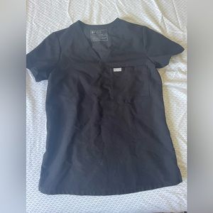 Figs Women’s Black Catarina One-Pocket Top XS